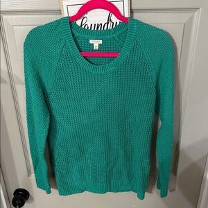 Sonoma Green Crew Neck Sweater